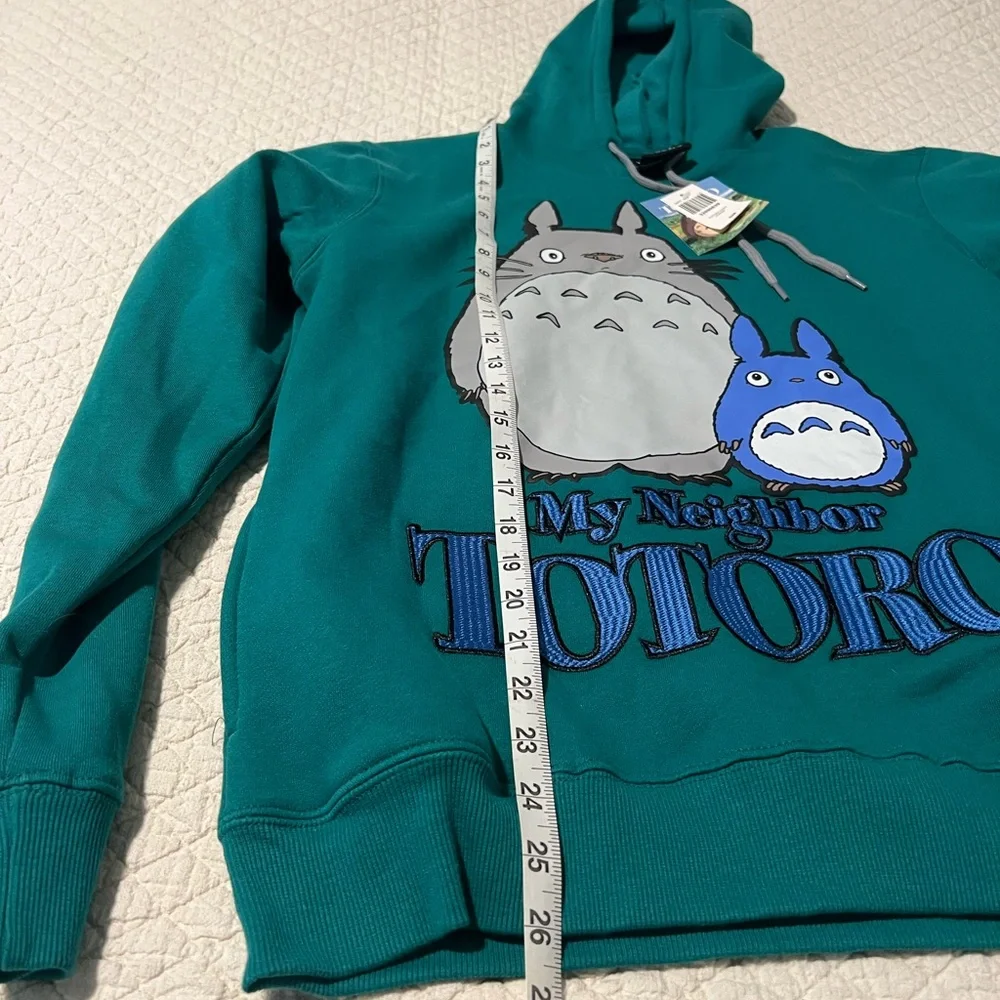 Totoro Graphic Hoodie - Green - Picture 5 of 6